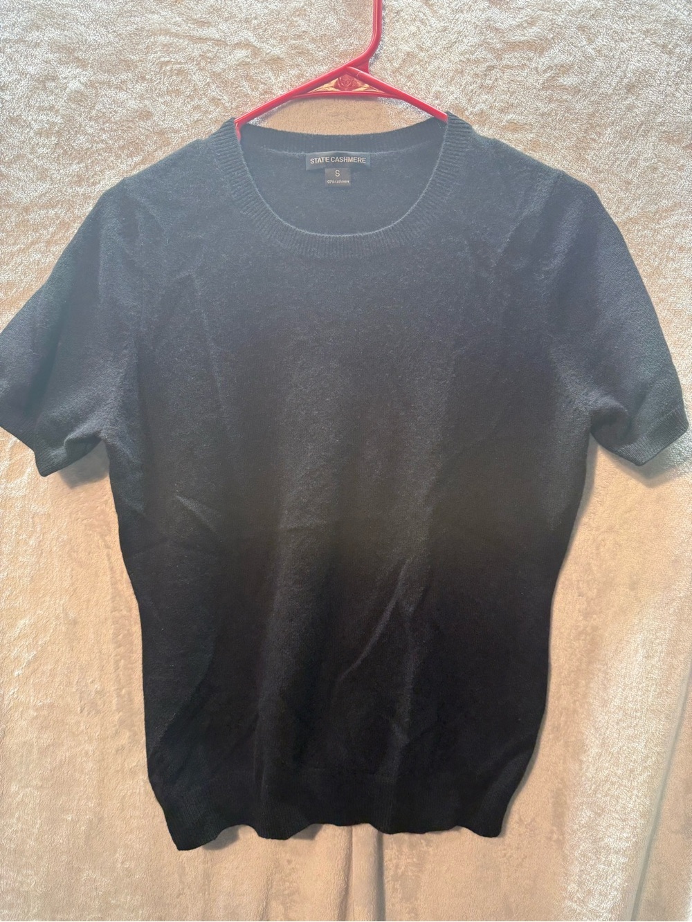 State Cashmere 100% Cashmere short sleeve sweater women’s small